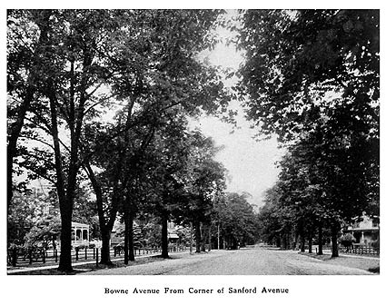 Bowne Avenue from the corner of Stanford Avenue
