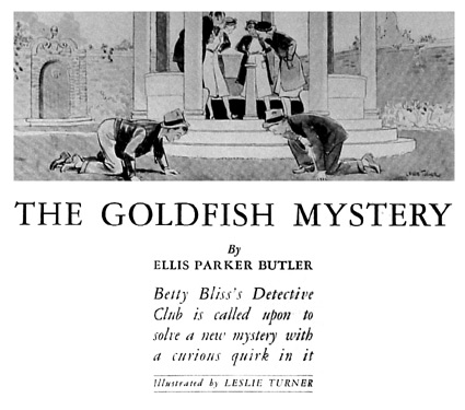 The Goldfish Mystery' by Ellis Parker Butler