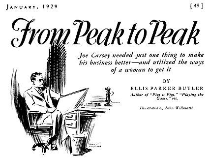 'From Peak to Peak' by Ellis Parker Butler
