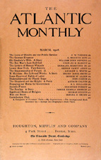 'The Amalgamated Book Insurance Club' from Atlantic Monthly magazine (March, 1906)