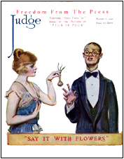 'Freedom from the Press' from Judge magazine (August 7, 1920)