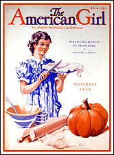 'The White Blackbird Mystery' from American Girl magazine (November, 1936)