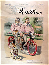 'Ridden Down' from Puck magazine (July 1, 1896)