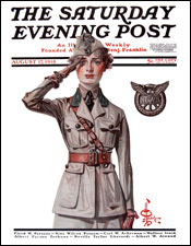 'Letters from the Back' from Saturday Evening Post magazine (August 17, 1918)
