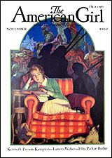 'Jo Ann and the Bird' from American Girl magazine (November, 1930)