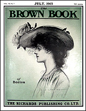 'The Windiest Corner in the World' from Brown Book of Boston magazine (July, 1903)