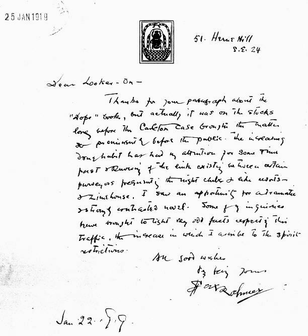 The Carleton Case Letter